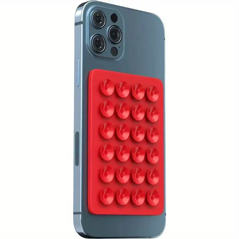Silicone Suction Phone Holder Mat Multifunctional Suction Cup Wall Stand Square Anti-Slip Single-Sided Case Mount Back Sticker - Image 16