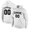 Custom Name Number Pinstripe Hoodies Fashion Simple Mens 3D Printed Hooded Sweatshirt Loose Team Uniforms Tracksuit DIY Pullover 4