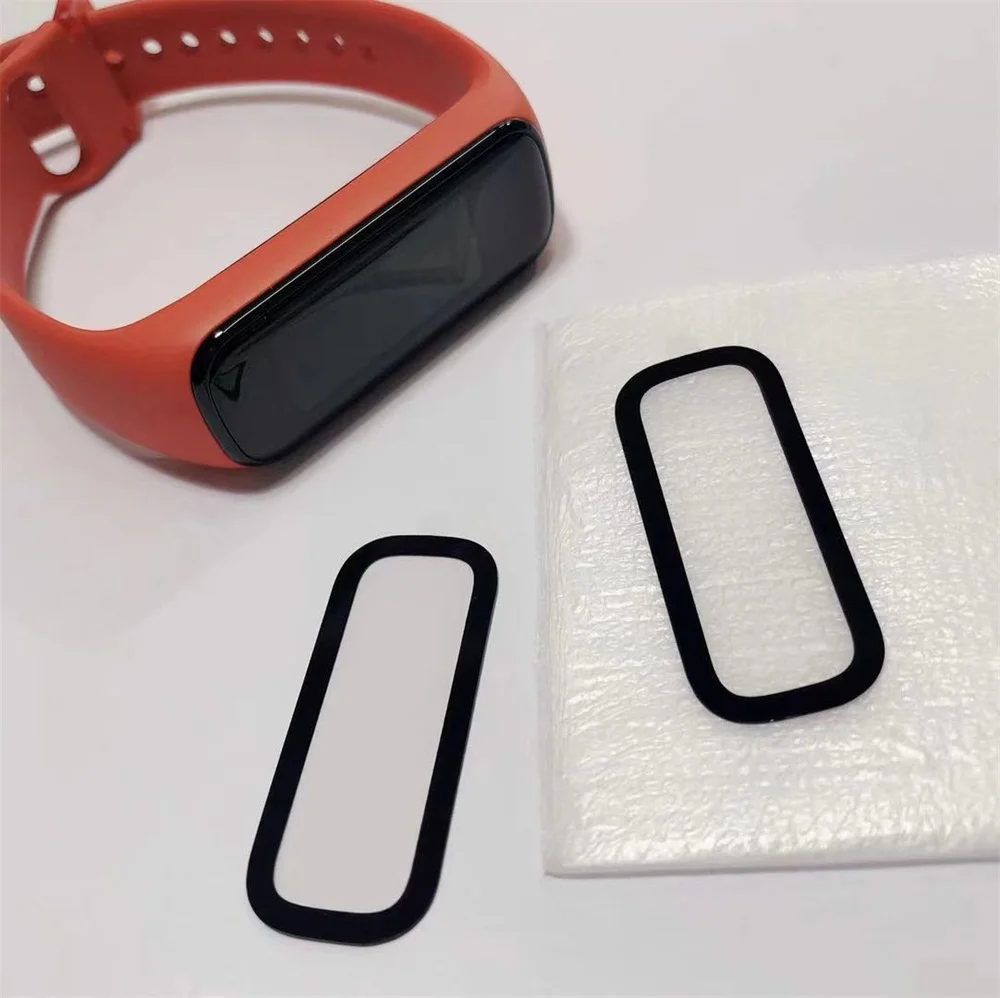 FIFATA Protezione Dello Schermo Per Samsung Galaxy Fit 2 SM-R220 Bordo Curvo 3D Per Samsung Galaxy Fit2 Copertura Completa HD Trasparente Pellicola Morbida - immagine 4