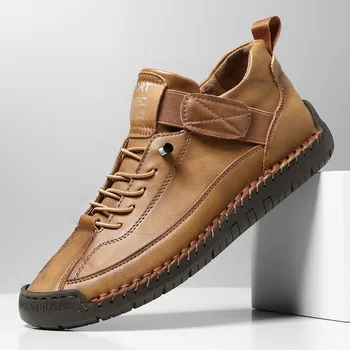 Women's Shoes Designer Men Casual Shoes Luxury Retro Loafers Fashion Plus Size Work Shoes Non Slip PU Leather Men Women Sneakers 1