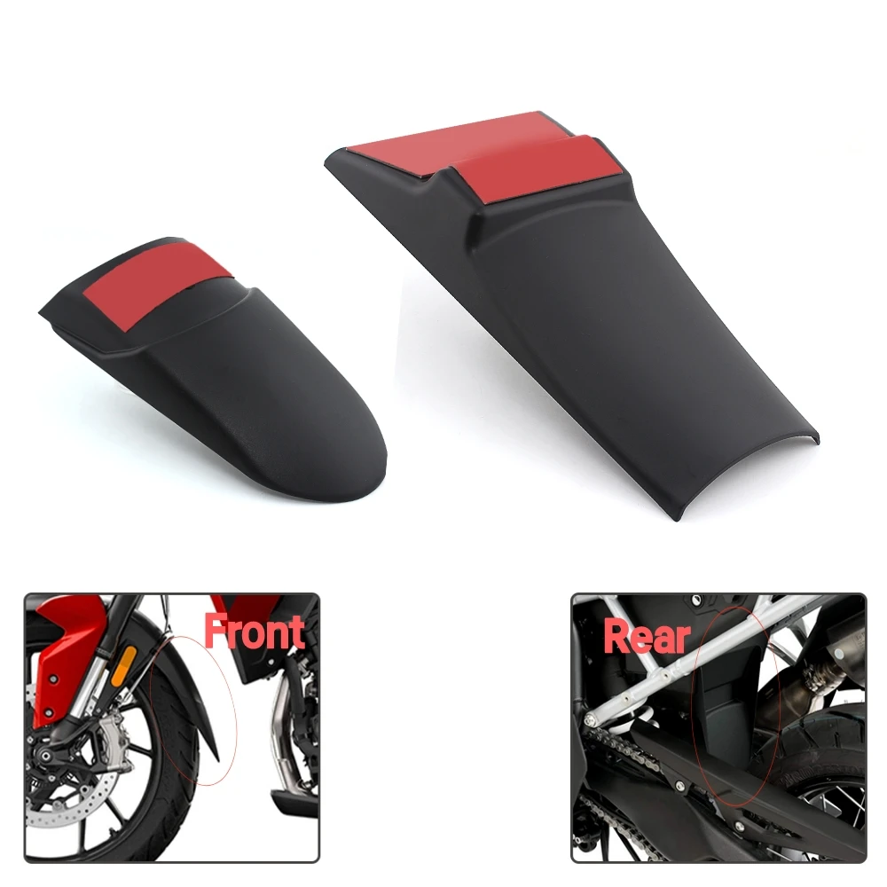 Posteriore Del Motociclo Parafango Anteriore Di Estensione Parafango Copertura Abs Nero Per Triumph Tiger 850 Tiger 850 Tiger 900 Pro Sport Rally 20 +