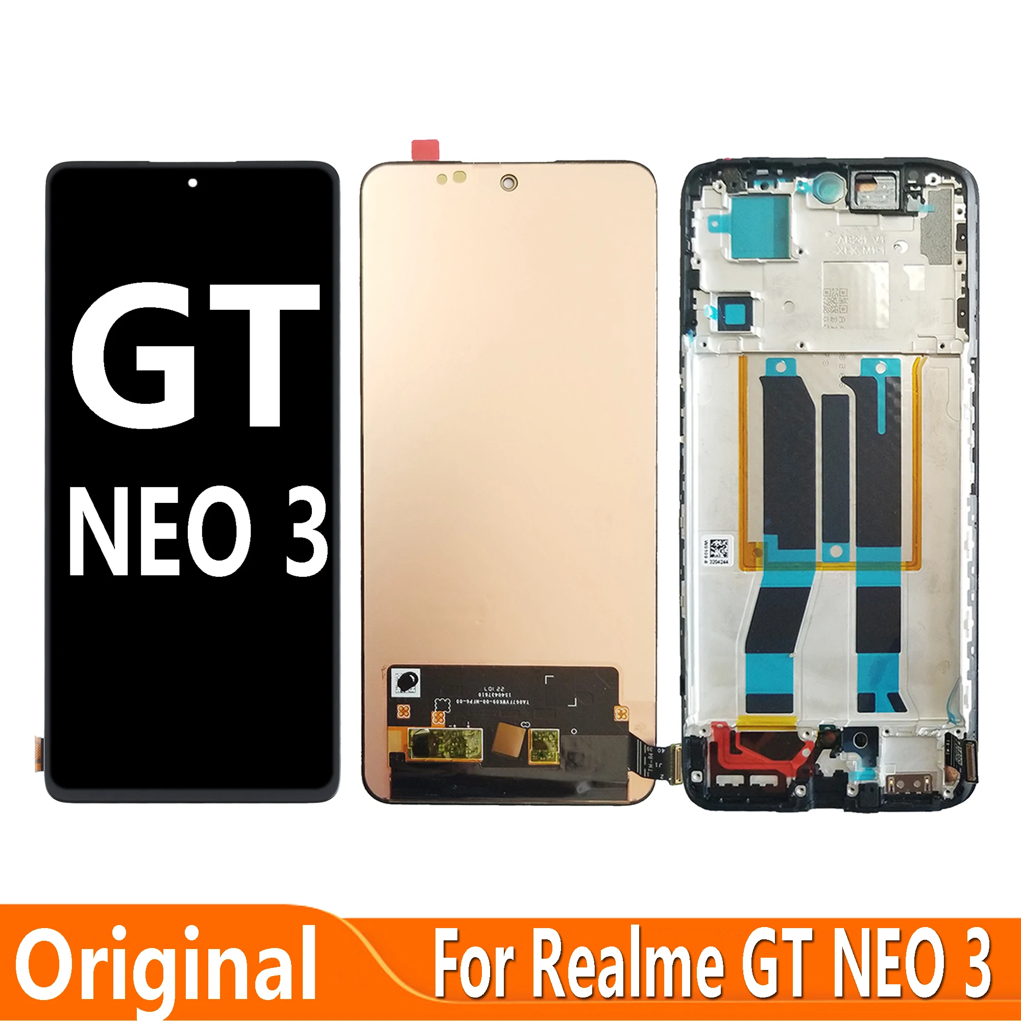 Original For Realme GT NEO 3 RMX3561 RMX3560 RMX3563 LCD Display Touch ...