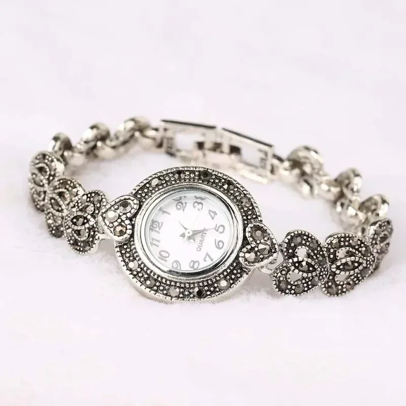 Vintage Luxury Bracelet Watch Women Rhinestone Ladies Elegant Watches Clock Quartz Wrist Watch Relogio Feminino Reloj Mujer women watches