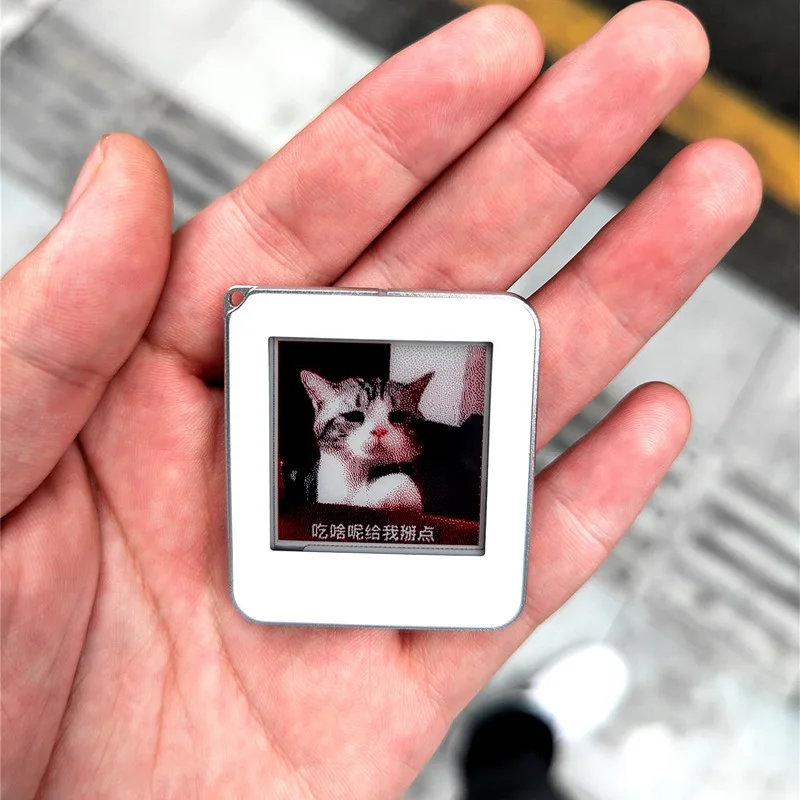 Eink Tag zdjęć pasywny zasilany NFC 1,54-calowy ekran e-papierowy cyfrowe ramki na zdjęcia brelok plecak wisiorek dekoracja telefonu