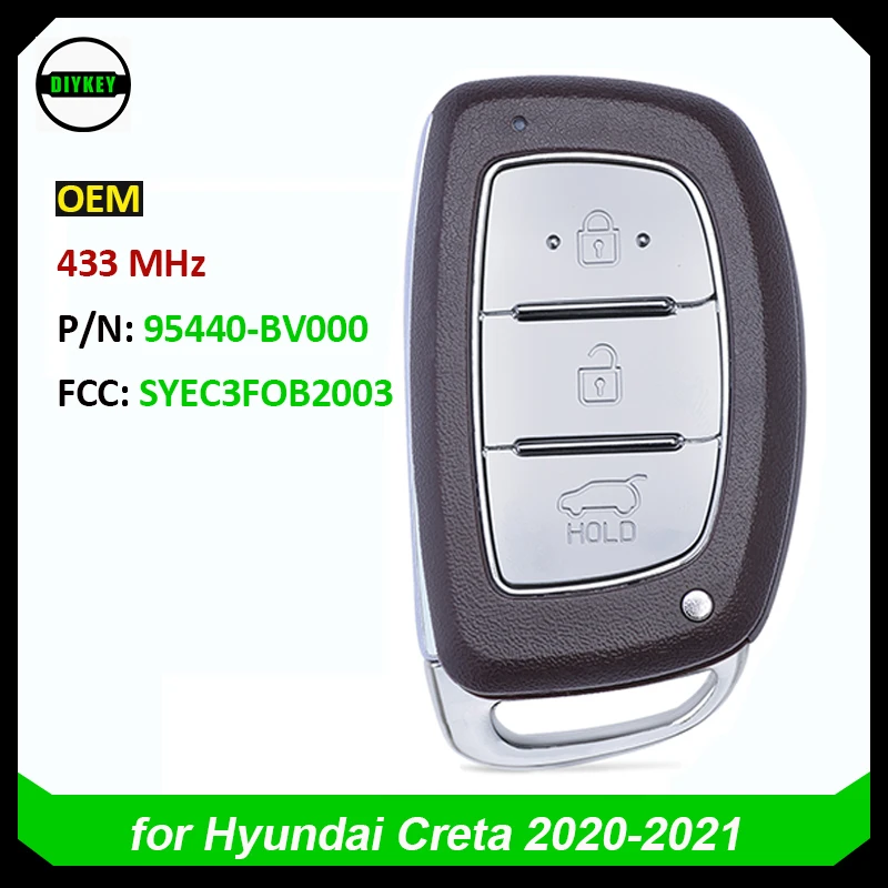 DIYKEYOriginal3ButtonsGenuineforHyundaiCreta20202021Keyless