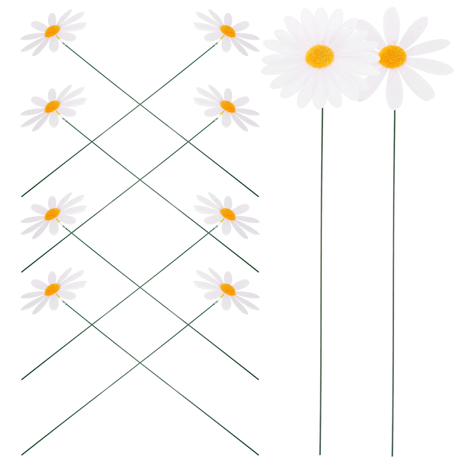 

DIY Artificial Flower Daisy Decor Garden Stake Decor Daisy Stakes Daisy Stick Garden Porch Home Wedding Daisy Decoration