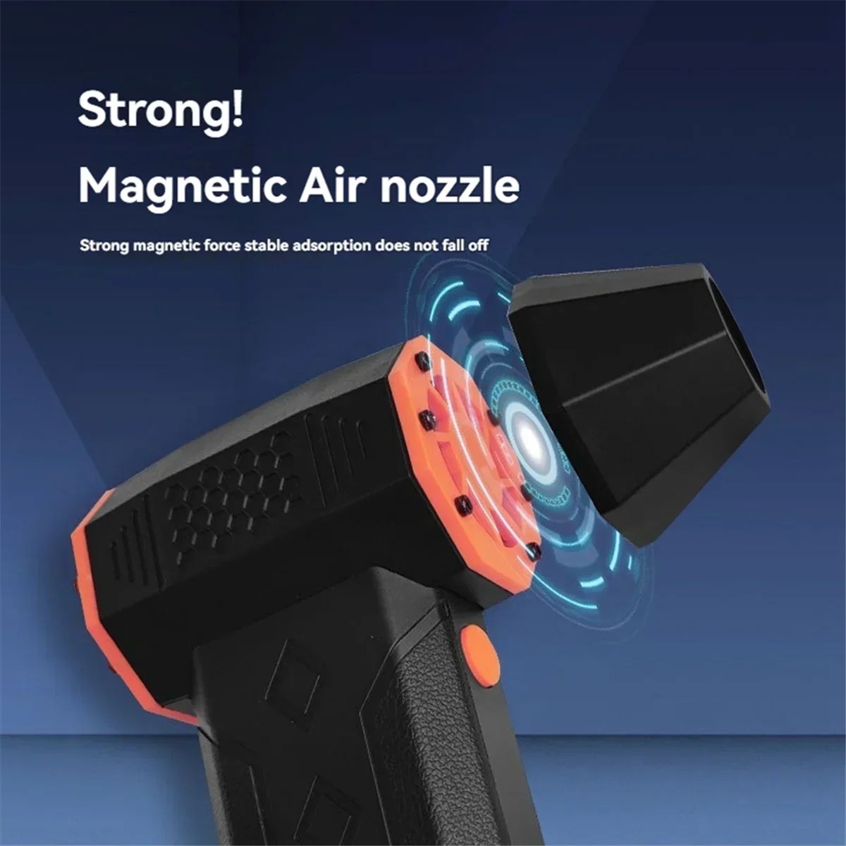2025 Electric Air Duster High Speed 130000RPM Turbo Jet Fan 80M/S Compressed Air