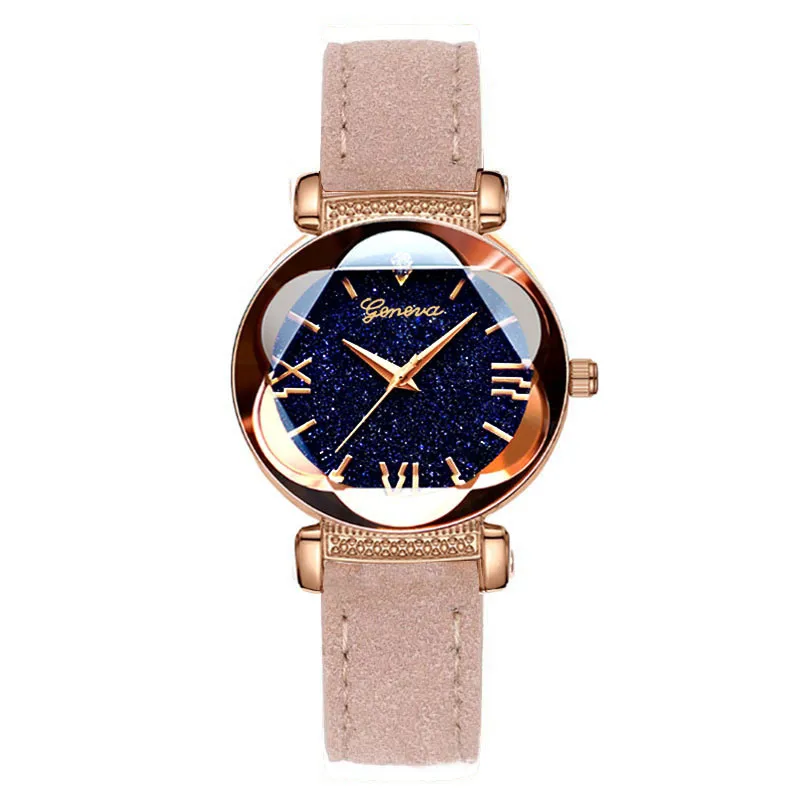 

Roman Star Dial Six Sleek Minimalist Luxury Leather Strap Watch часы женские наручные Reloj mujer Relógio feminino 시계 2023