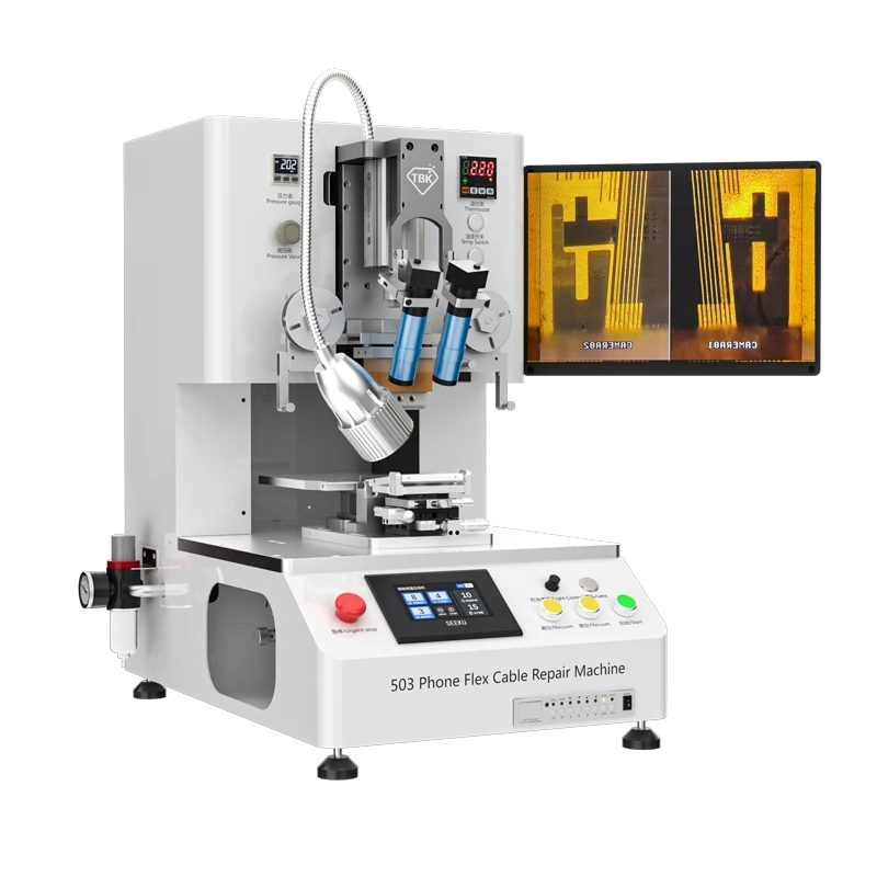 New Desktop LY-TBK 503 Bonding Machine For LCD Repair Green Flex Cable For Mobile Phone TAB COG COF COP ACF Constant Temperature 2