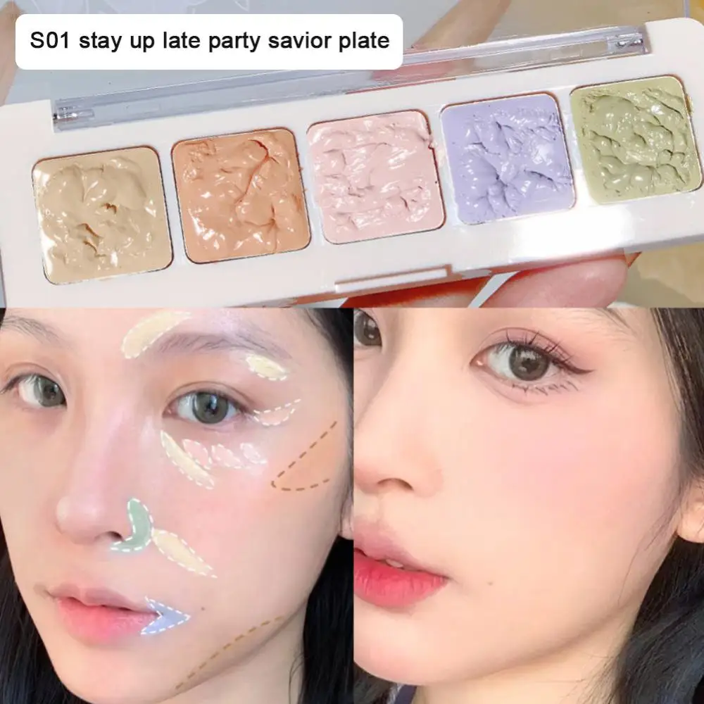 Concealer Palette Lasting Moisturize Concealer Cream Bronzer Contouring  Brightening Highlighter Face Color Corrector Cosmetics - AliExpress