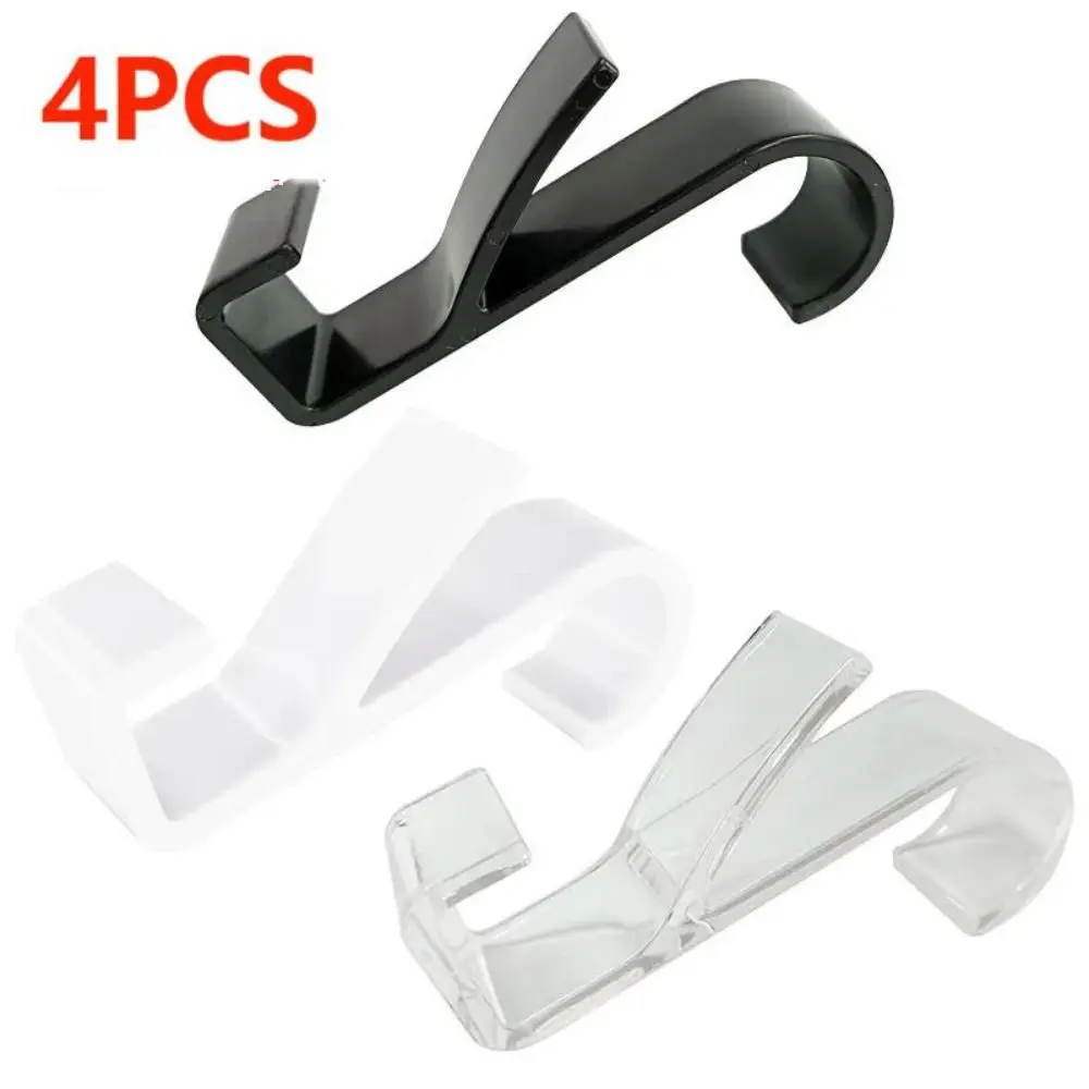 

4pcs Sturdy Drying Rack Useful Portable ABS Scarf Hanger Durable Shower Hanger Bathroom