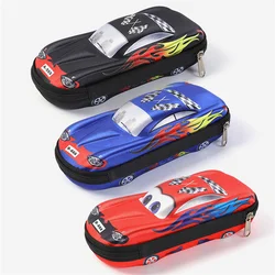 3D stereo car pencil case cartoon cute pencil box school supplies storage box student EVA plastic stationery box pen case gifts