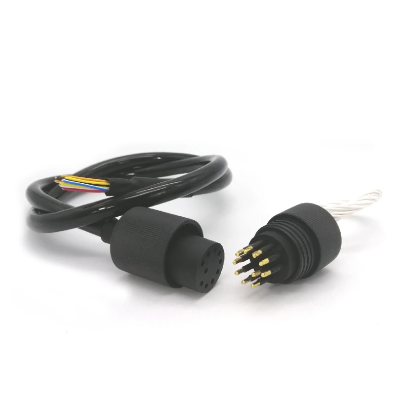 

IL10F BH10M pluggable IP69 ROV connector subconn standard underwater 10 pin connector