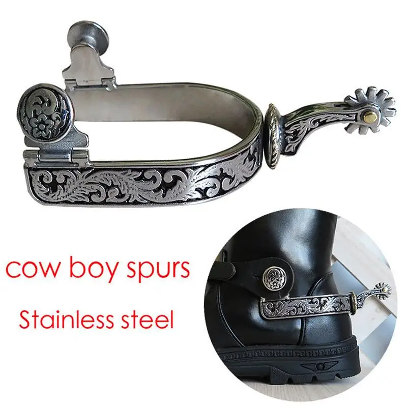 Spurs for Cowboy Boots Beautiful Western Cowboy Spurs Riding Horse Riding Accessories Horse Roping with Gear
