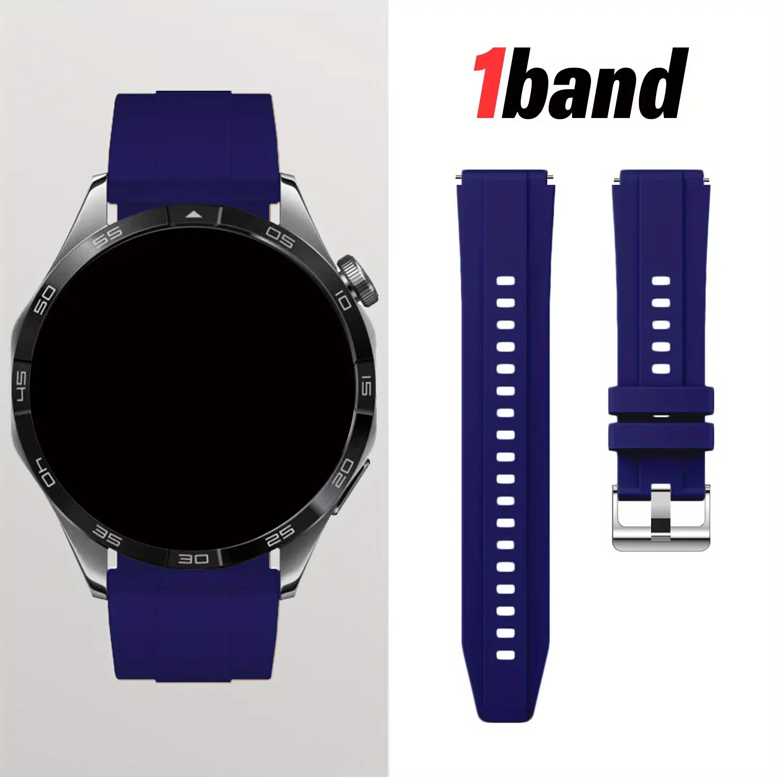 Quick-Release Multi-Color Soft Strap - Minimalist Durable Smartwatch Accessory