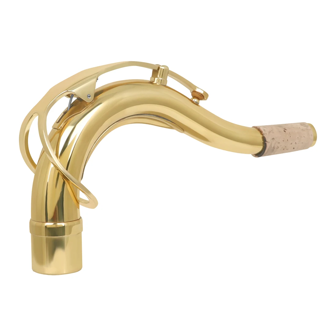 Tenor Saxophone Neck Set Brass Material Cork Sheet Sax Elbow
