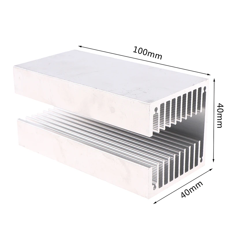 Dissipatore di calore in alluminio estruso Radiatore per dissipatore di calore per chip LED elettronico Amplificatore di potenza Raffreddamento Dissipazione del calore  7