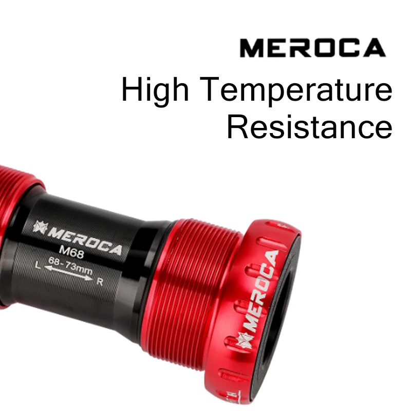 Bsa68 하단 브래킷 24mm BB68 나사산 자전거 BB 68mm 73mm Hollowtech II Mtb 산악 로드 자전거용 중앙 장치