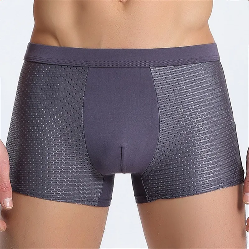 New Underwear Men Boxers Mens Brand Sexy Mens Underwear U Convex boxer short soft Luxury Breathable Belt Shorts Modal