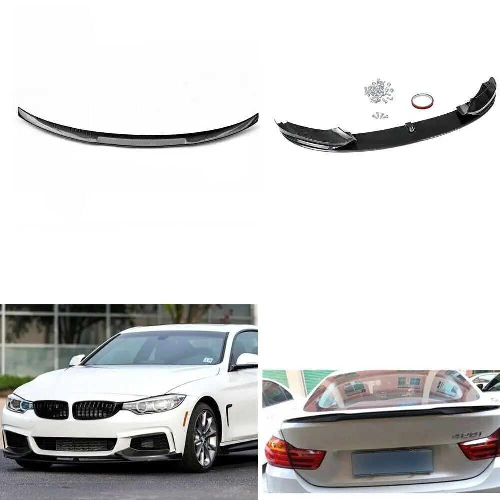 

Front Spoiler M4 Rear Splitter Wing Lip For 2014-2020 2015 BMW F32 F33 4 Series