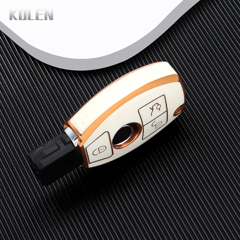 TPU Car Remote Key Case Cover Shell Fob For Mercedes Benz A C E S G Class GLA CLA GLK GLC CLS W204 W463 W176 W251 W205 AMG