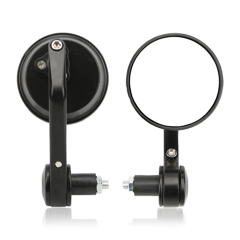 

For 7/8" 22mm Bar End Bar End Rear Mirror Adjustable Motorcycles Scooters Rear View Mirror Side Reflector Mirror 1 Pair