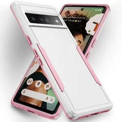 Custodia per telefono ibrida di lusso resistente con protezione antiurto opaca, con retro in PC rigido