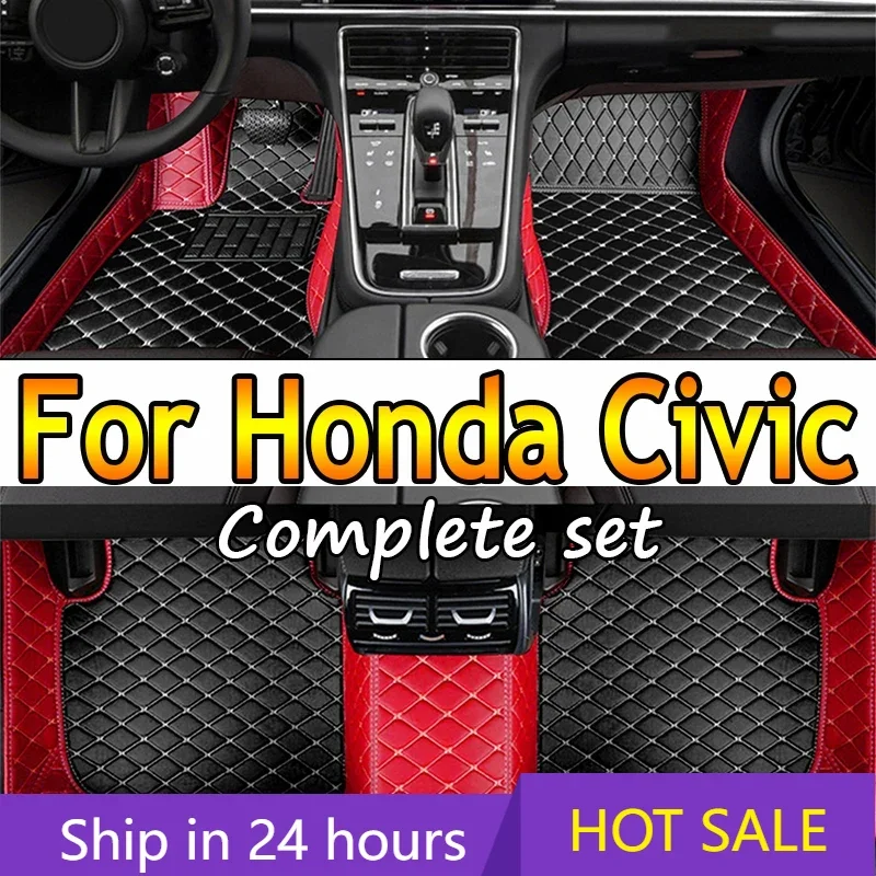 

Автомобильные коврики на заказ для Honda Civic 2012, 2013, 2014, 2015, автомобильные подкладки для ног, аксессуары для интерьера