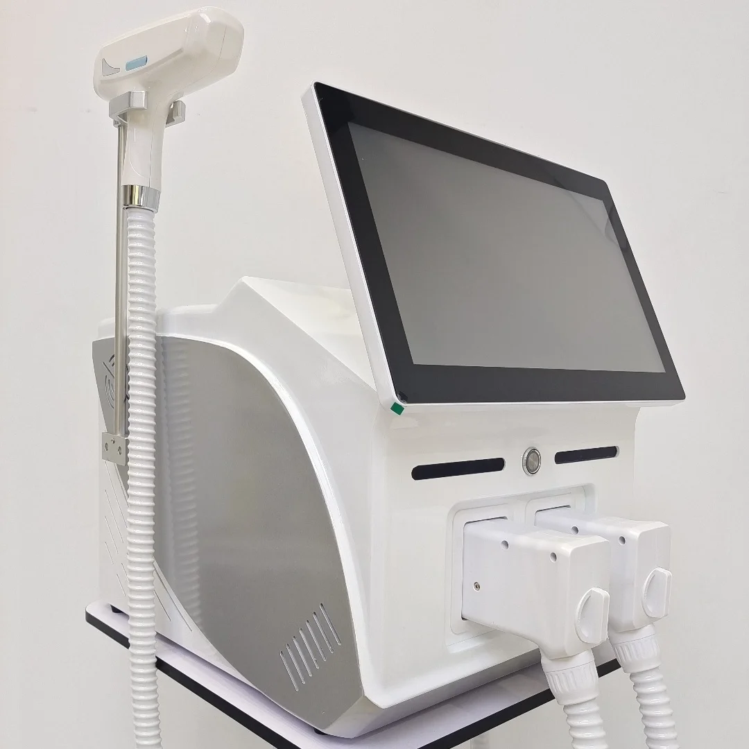 2025 New 2 in 1 808NM Ice Handle Diode Laser Permanent Hair Removal Q Switched Nd Yag Portable Picosecond Tattoo Machine 3000w 6