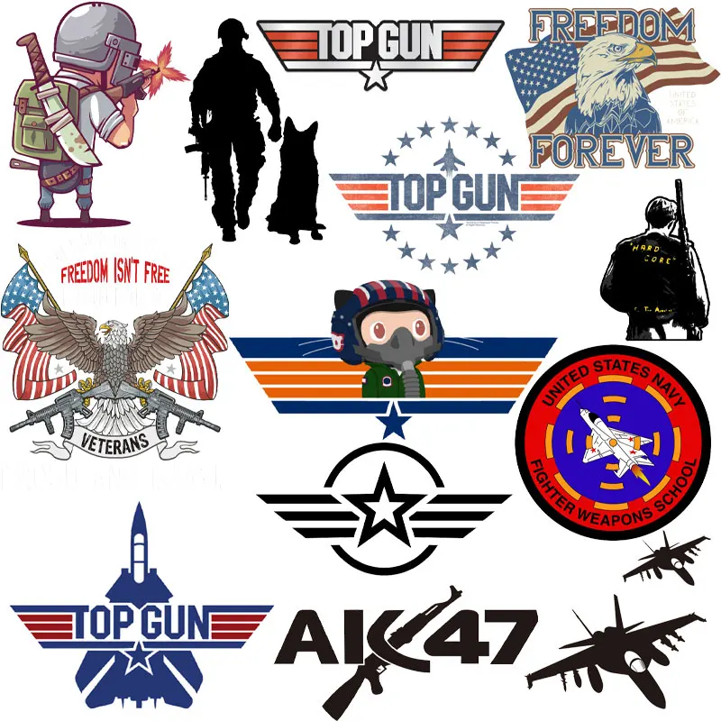 

2022 Military Clothing Thermoadhesive Patches Iron-on Transfers for Clothing Embroidered Patches for Clothing Badges Accessories