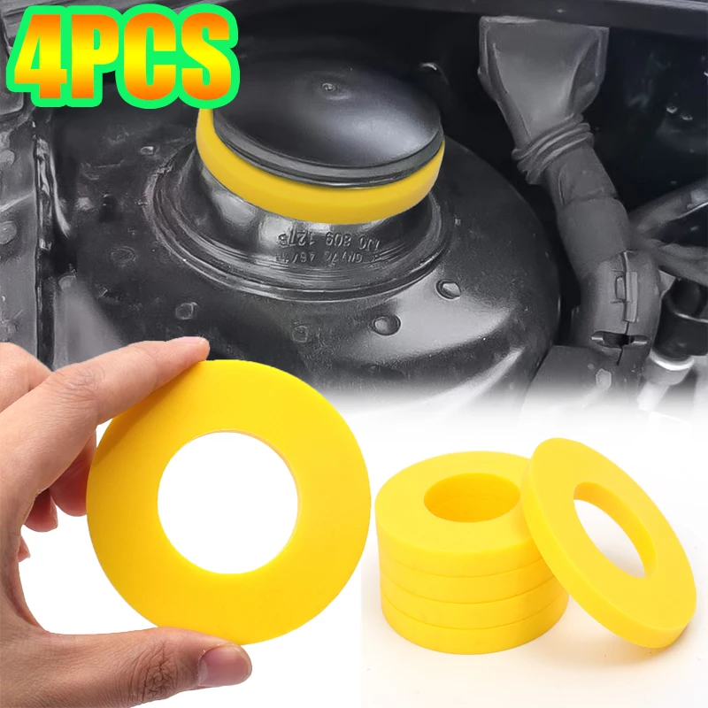 Automotive Front Shock Absorber Tower Rubber Cushion Ring Bushings Universal Front Strut Tower Bearing Washer Noise Reduction Shock Absorber
