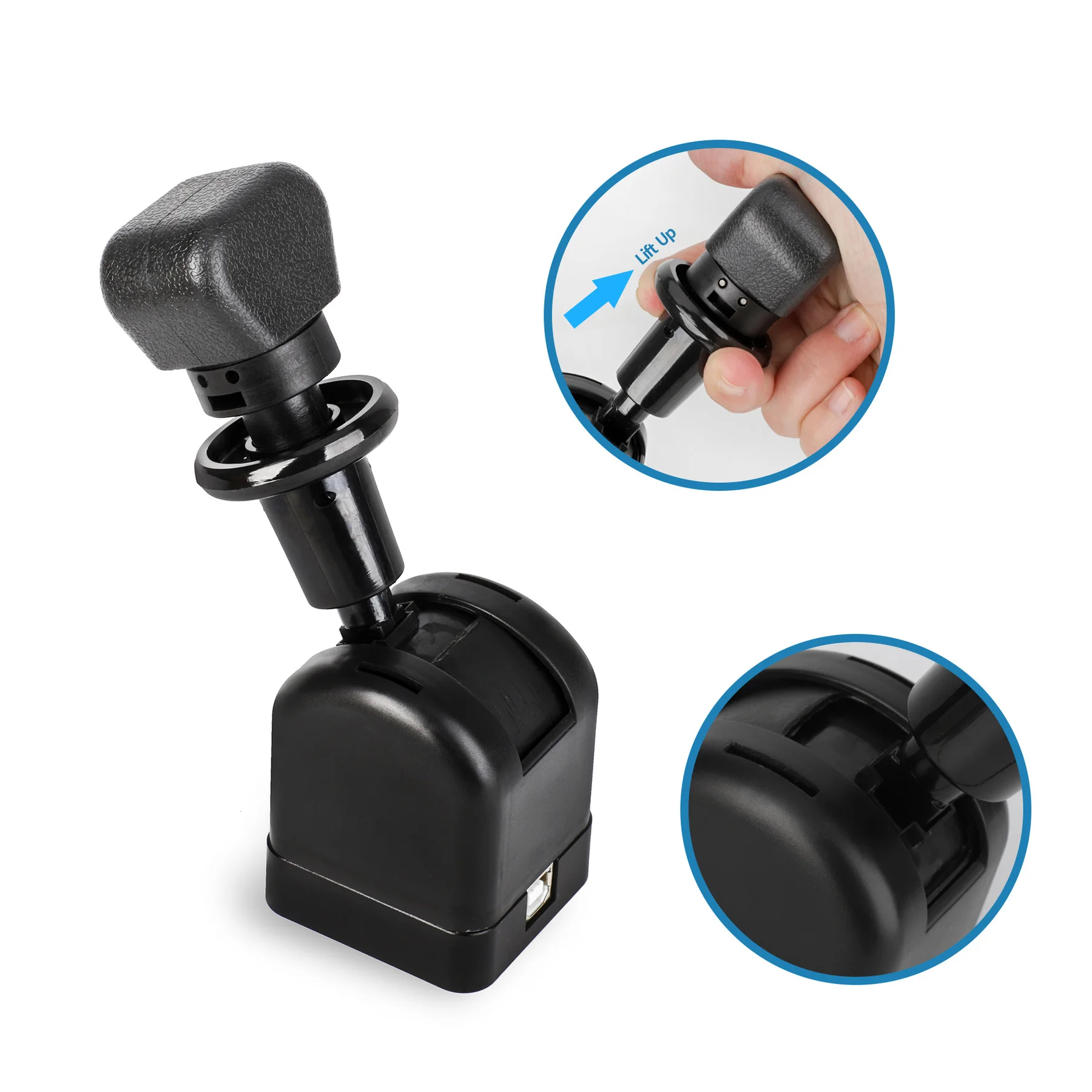 USB Sim Handbrake Truck Hand Brake For ETS2 European / American Truck Games For Logitech G27 G29 G923 THRUSTMASTER T300RS T-GT