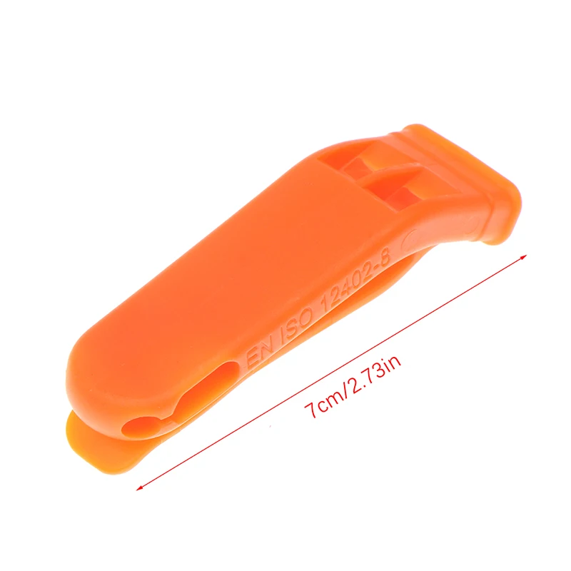 PP Plastic Outdoor Whistle 1/10Pcs Camping Hiking Survival Rescue Emergency Loud Sports Match Double Pipe Dual Band