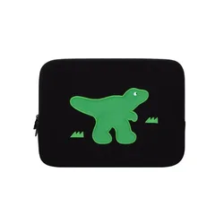 Soft Liner Laptop & Tablet Storage Case - Universal Size for 15-15.6inch (Green Dinosaur)