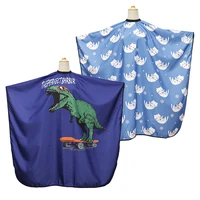 Salon Children Haircut Apron Waterproof Cartoon Pattern Hairdressing Cloth Cape Professional Barbershop Styling Accessories 1