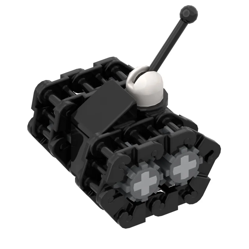 Blocchi Di Costruzione Compatibili Moc Mini Serbatoio Portatile Fai Da Te Assemblato 27/33 Piccoli Puzzle Assemblati Giocattoli 73587 4519 3711 10928 