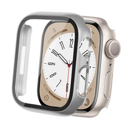 Premium Tempered Glass Screen Protector with Protective Cover - 38mm series 321 (Bright silver)