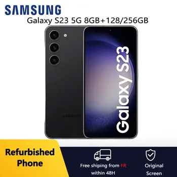 Samsung Galaxy S23 5G S911U1 S911B S9110 S911N ricondizionato 6.1" 8GB+128/256/512GB Snapdragon Octa Cellulare Eccellente condizione