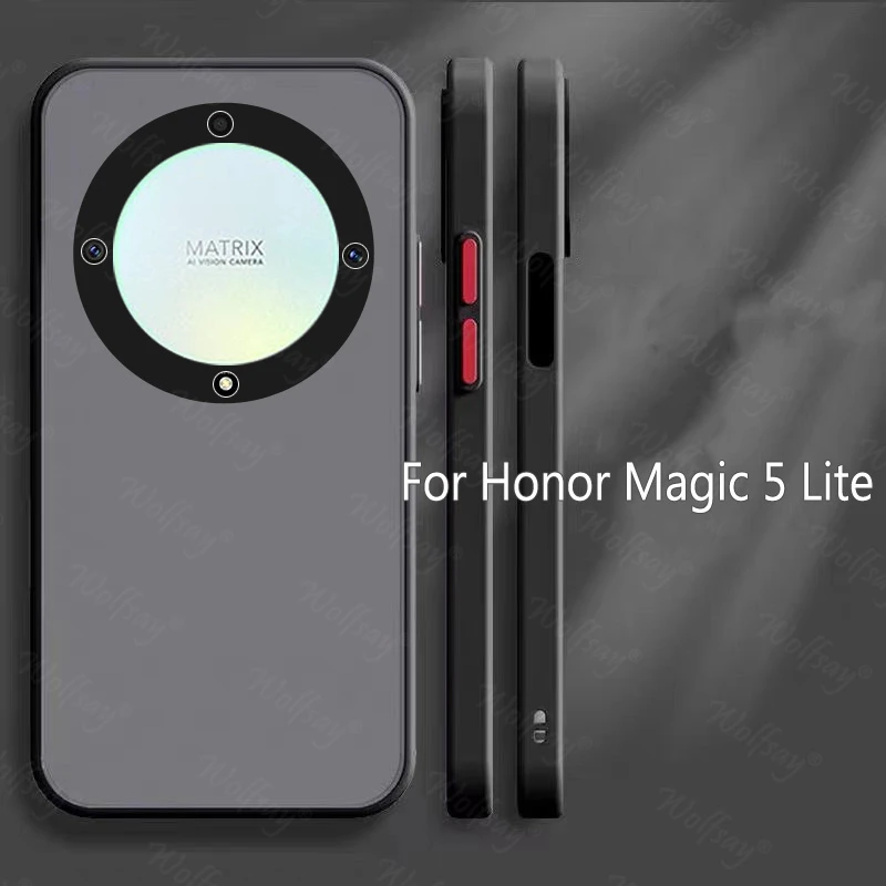 Custodia Morbida Traslucida Di Lusso Per Custodia Honor Magic 5 Lite Custodia Antiurto Per Custodia Honor Magic 5 Lite Per Honor Magic 5 Lite 5G