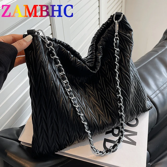 Fashion Lingge Women's Bag PU Leather Underarm Crossbody Shoulder Bag  Female Luxury Purse Handbags Ladies Messenger Bags - AliExpress