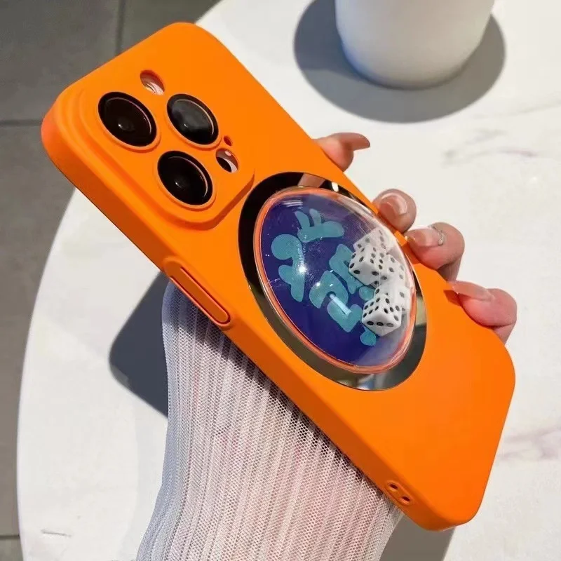 

Fun Creative Three-dimensional Roll Dice Frosted Hard PC Case Comes with Lens Film Suitable for Iphone 11 12 13 14 ProMax
