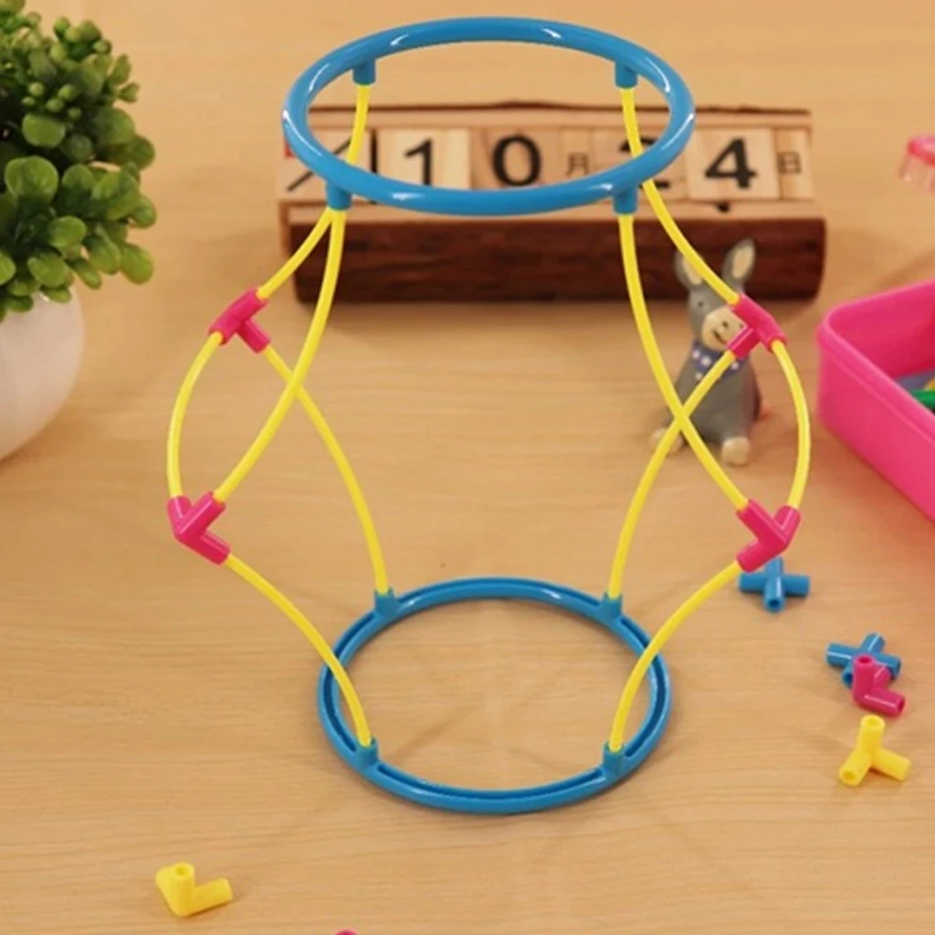 DIY 3D Geometric Model Kid Math Educational Toy Geometry Educational Aids Learning Toy Math Manipulatives Set