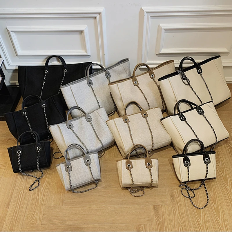 2025 Women's Large Capacity Bag Fashion Chains Shoulder Money Versatile Small Crowd Bag S M L Luxury Design Zipper Handbag 2