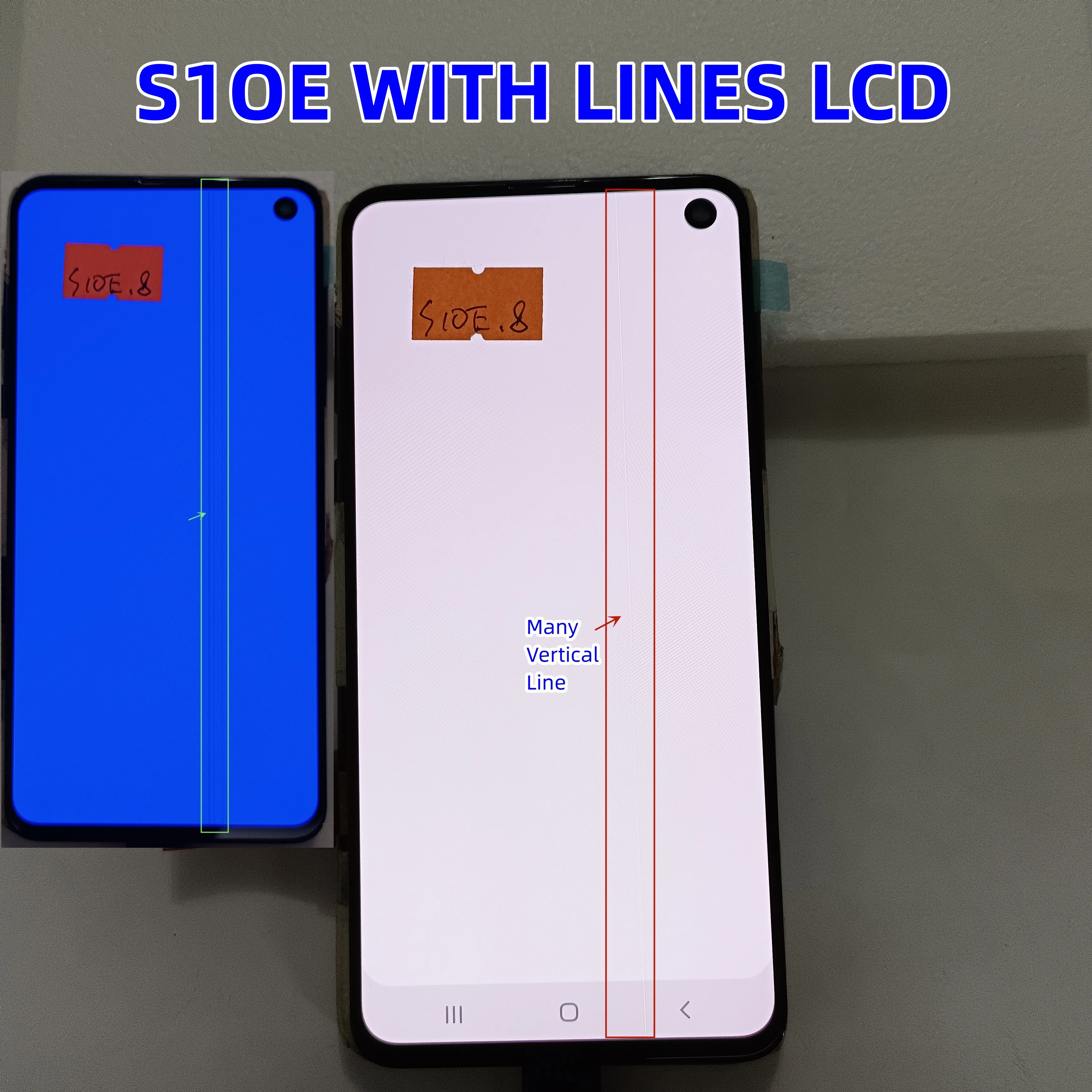 

For Samsung Galaxy S10E G970FU G970F/DS G970U G970W SM-G9700 S10E LCD With Lines Touch Screen AMOLED Display Digitize Assembly