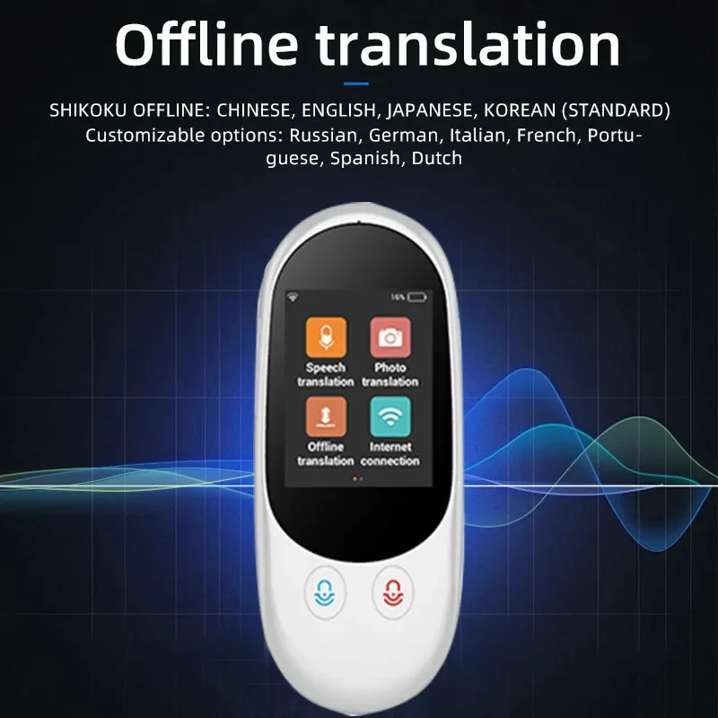 Smart Instant Voice Translator F1A Translation Support 119 Real Time Multi-Languages Portable Translate Machine Device