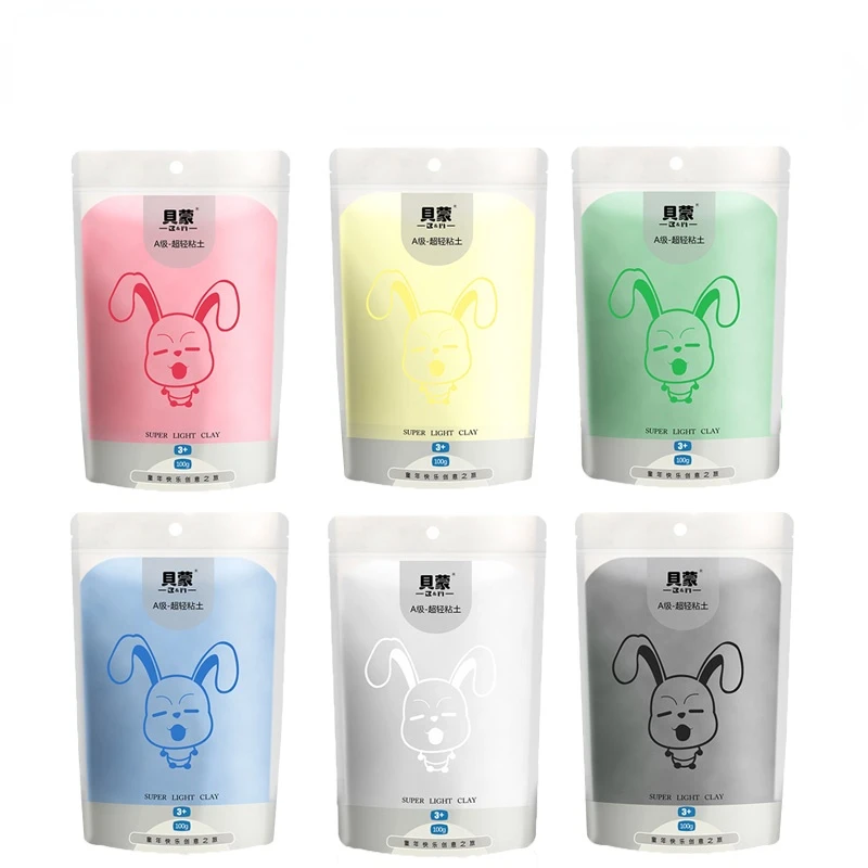 子供向けの超軽量粘土100g 24色の粘土 手作り Diy素材 部屋の色の泥 教育玩具 Aliexpress