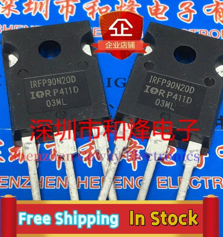 

10PCS-30PCS IRFP90N20D TO-247 200V 90A In Stock Fast Shipping