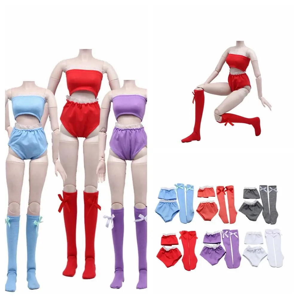 

For 60cm Dolls Dress Up For 1/3 BJD Toys Lace Underwear Stockings Bra Underpants Dolls Panties