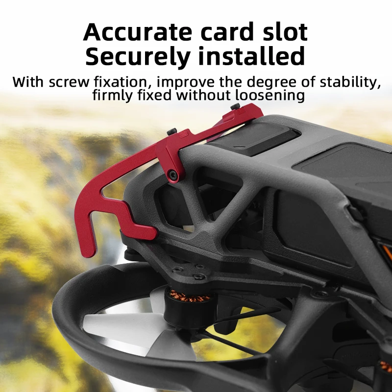 Motor Cover Cap for DJI Avata, Accurate card slot Securely installed With screw fixation, improve the degree of stability,