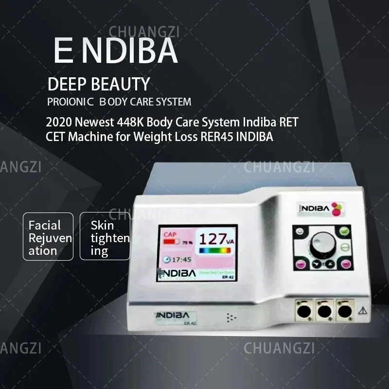 INDIBA RET 2 In 1 Non-Surgical Fat Removal Fat Dissolving Diathermy RF Injury Treatment Machine For Anti Aging Face Lifting